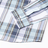 Auberon Grey Checked Cotton Shirt - John Ellies