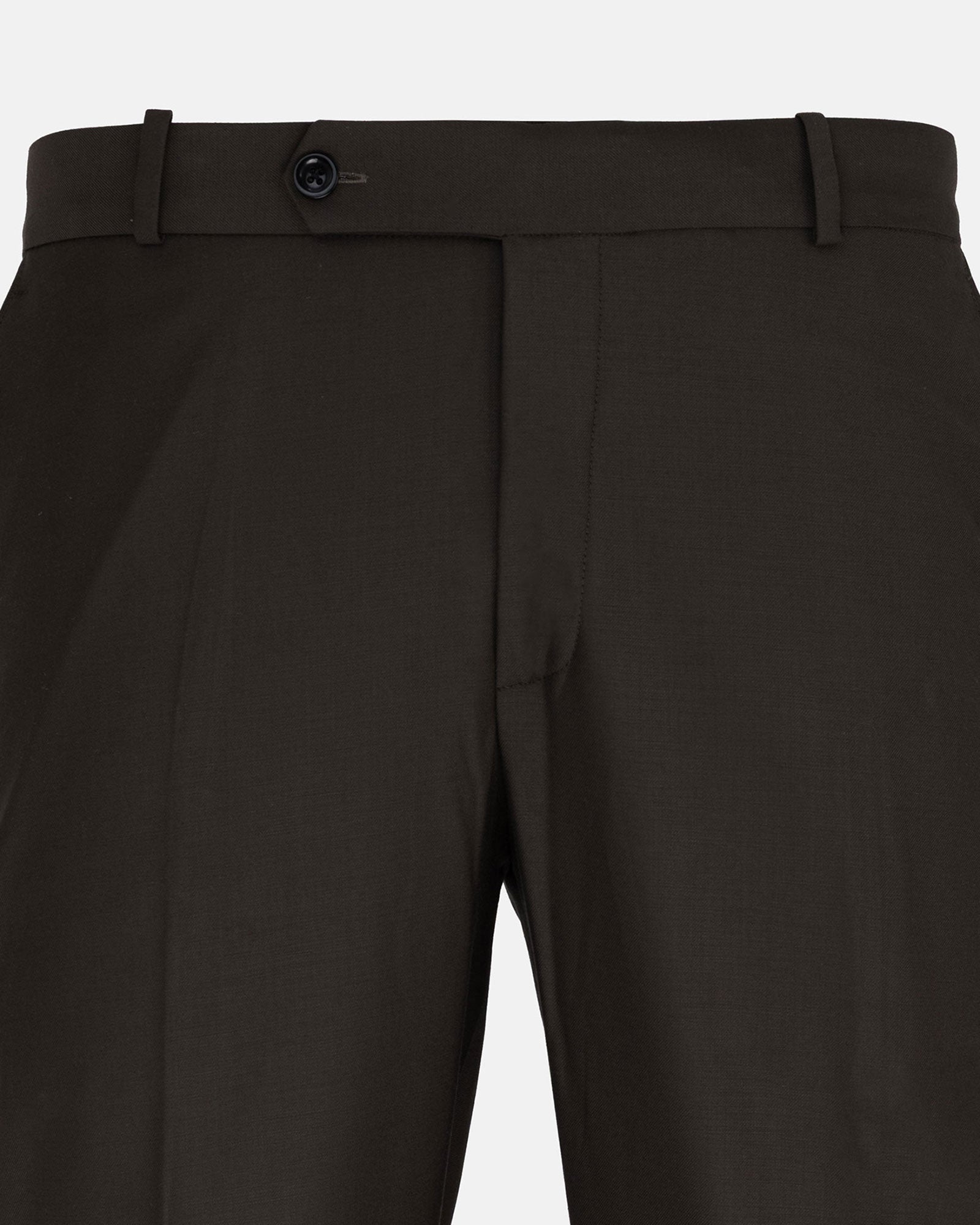 Reson Brown Formal Cotton Pant - John Ellies