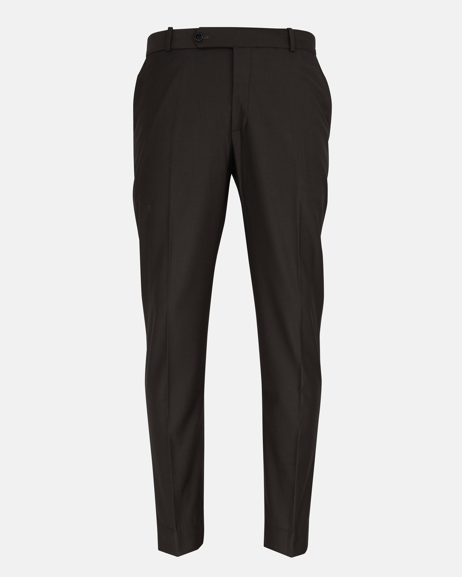 Reson Brown Formal Cotton Pant - John Ellies