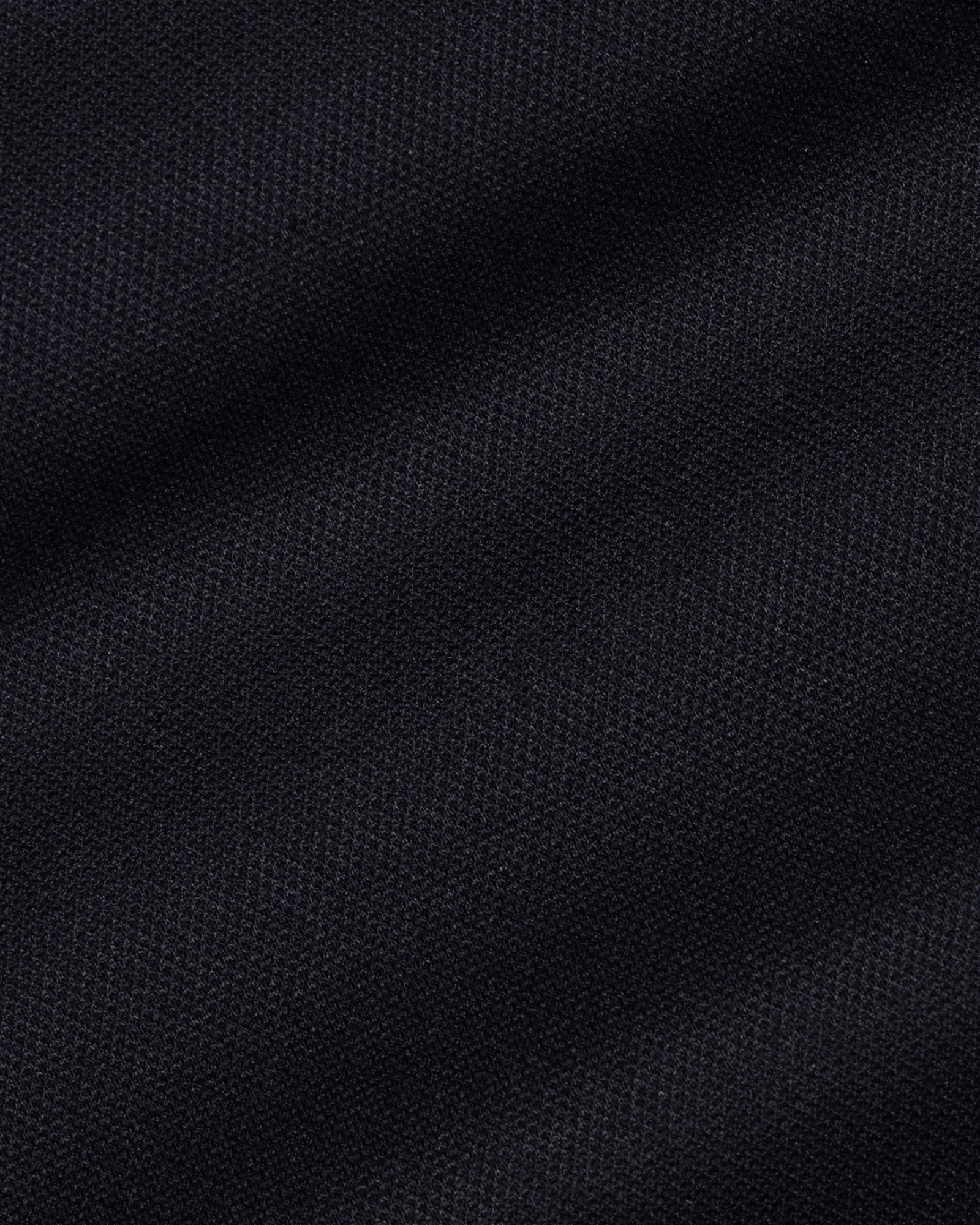 Sakura Black Cotton Polo T-Shirt - John Ellies