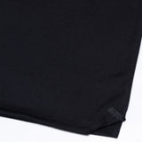 Sakura Black Cotton Polo T-Shirt - John Ellies