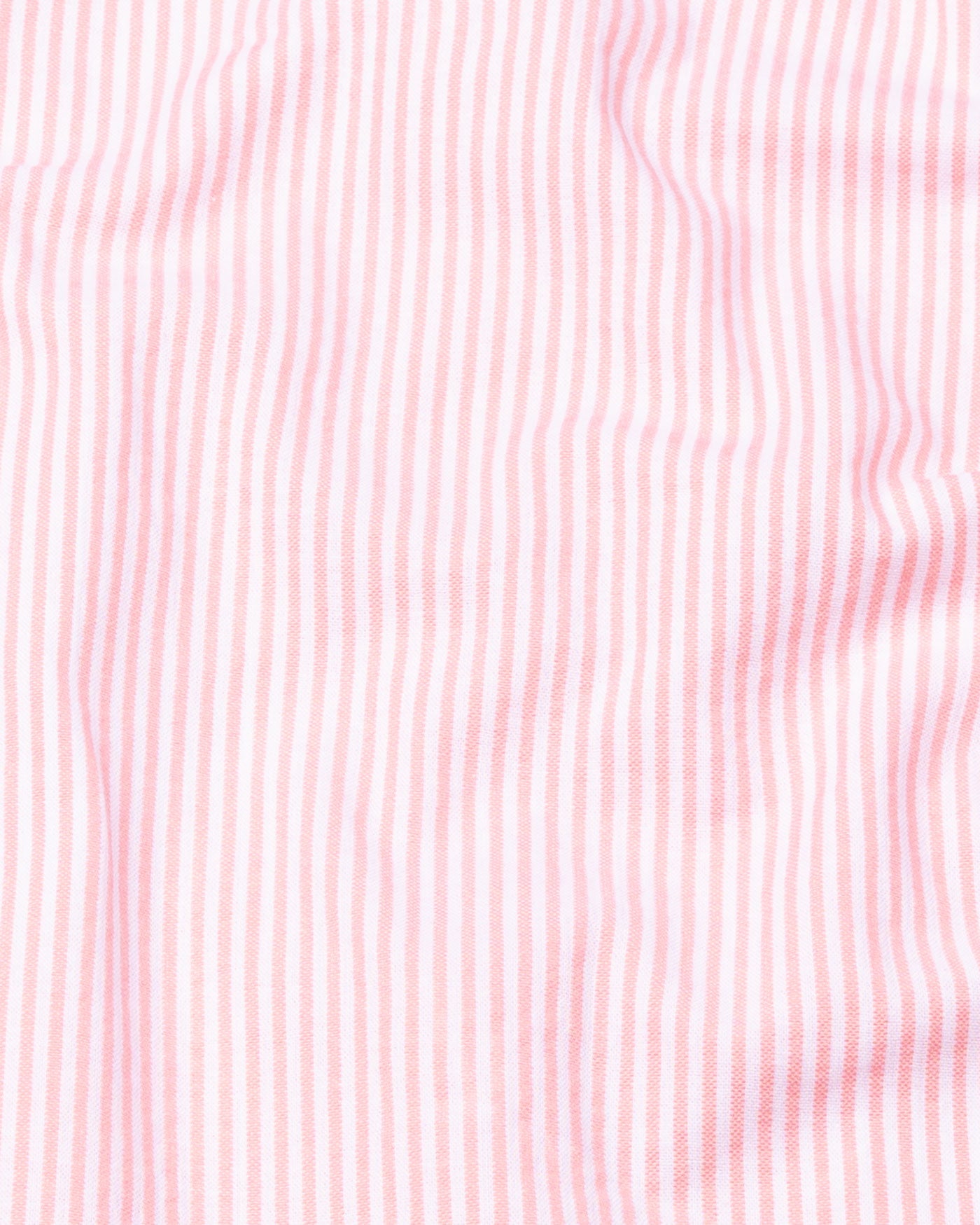 White & Pink Stripe Premium Seersucker Cotton Shirt - John Ellies