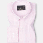 Aleris Pink Stripe Cotton Shirt - John Ellies