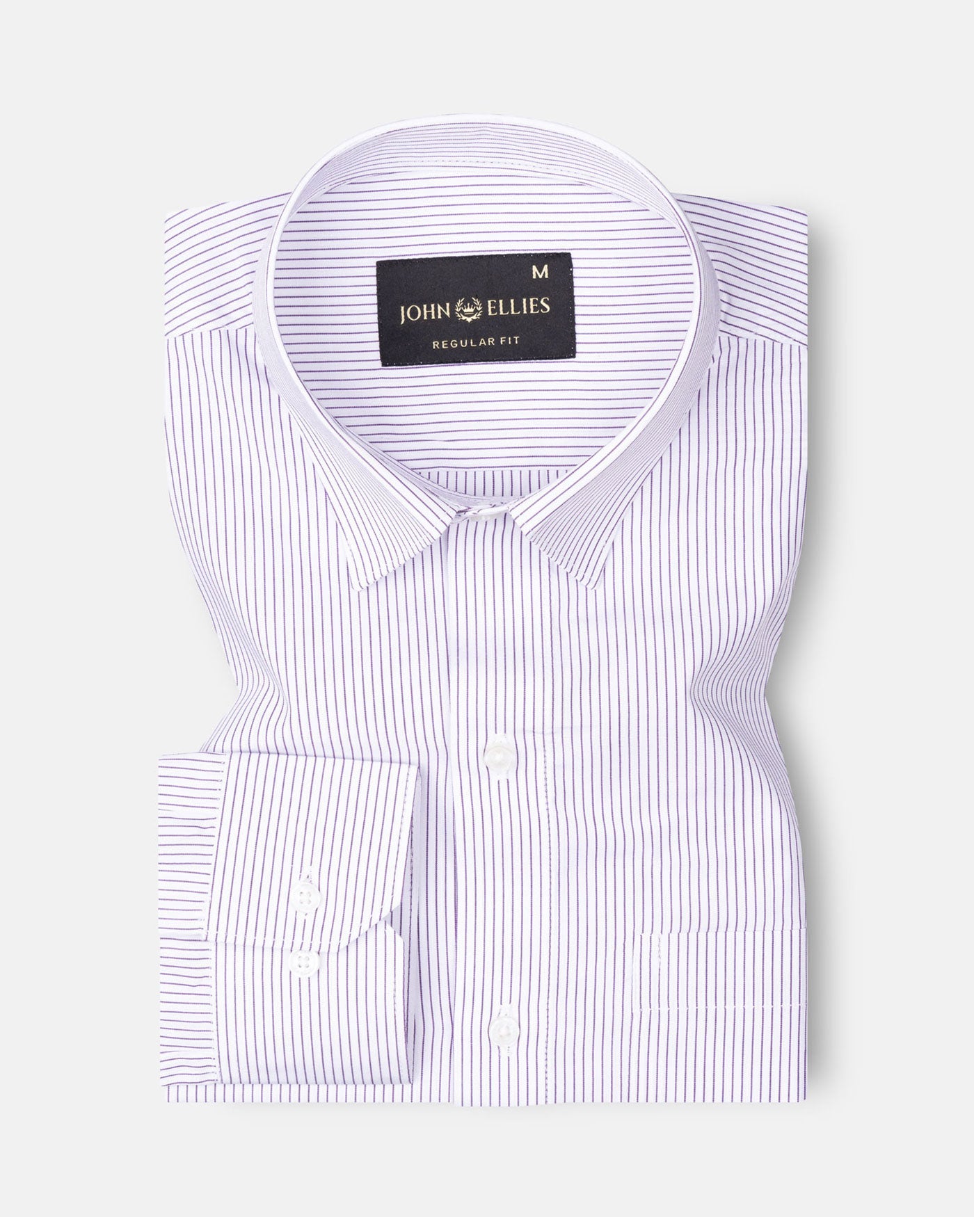 Aleris Purple Stripe Cotton Shirt - John Ellies