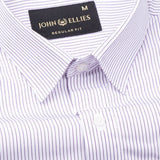 Aleris Purple Stripe Cotton Shirt - John Ellies