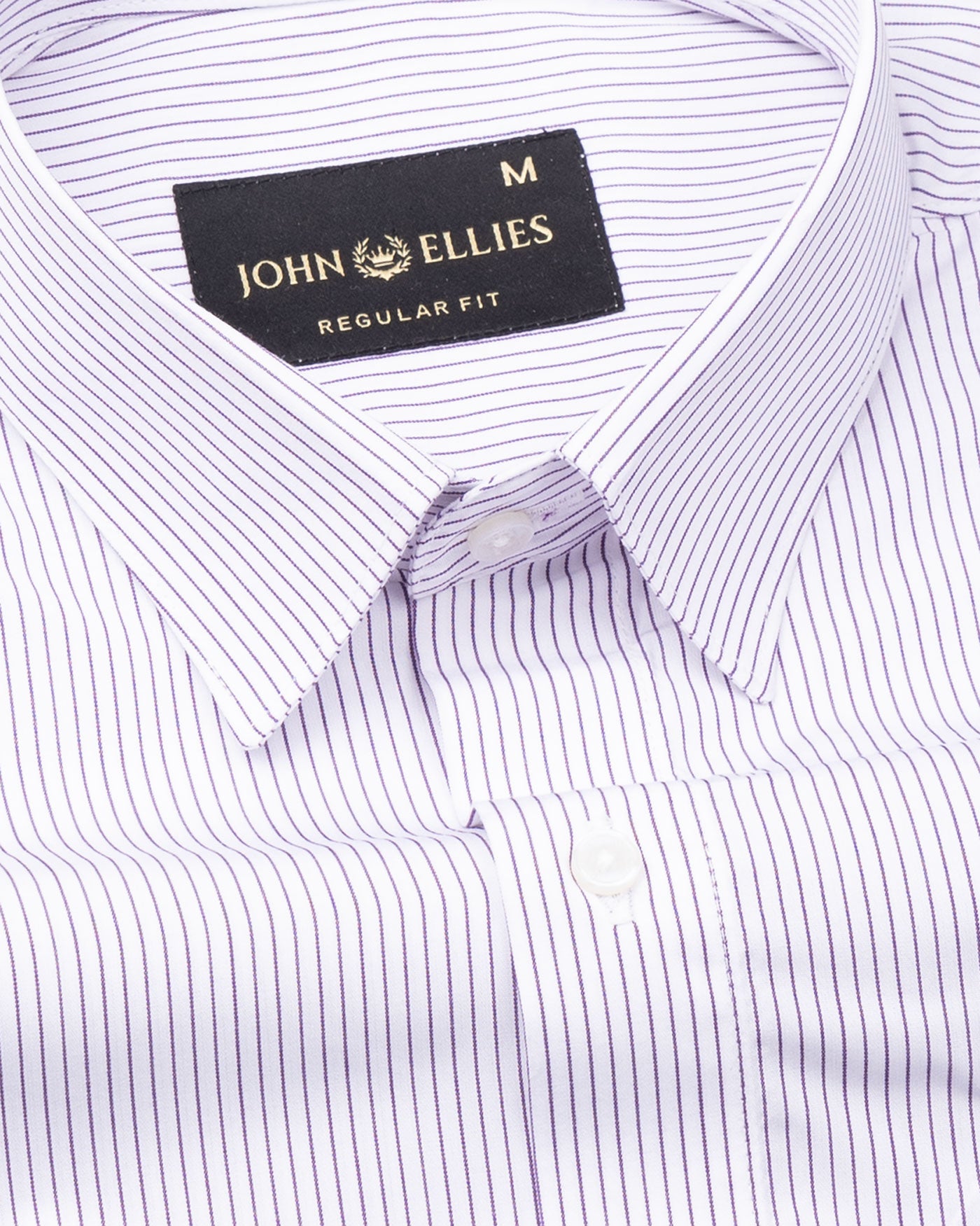 Aleris Purple Stripe Cotton Shirt - John Ellies