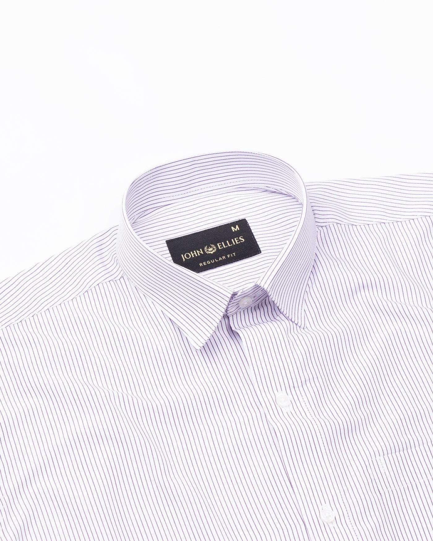 Aleris Purple Stripe Cotton Shirt - John Ellies