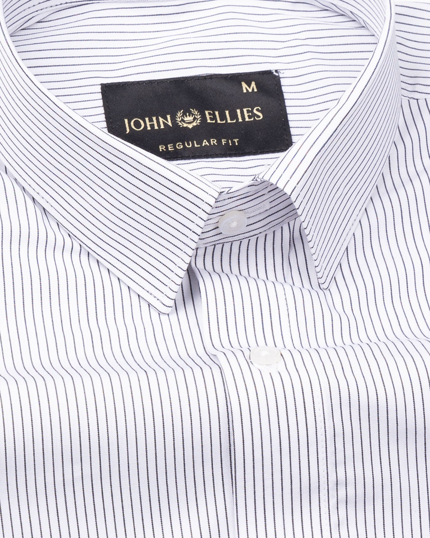 Aleris Black Stripe Cotton Shirt - John Ellies