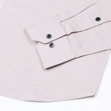 Lynthor Almond Plain Linen Button Down Shirt - John Ellies