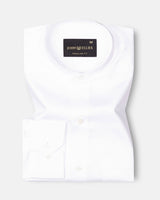 Madrix White Plain Giza Cotton Shirt