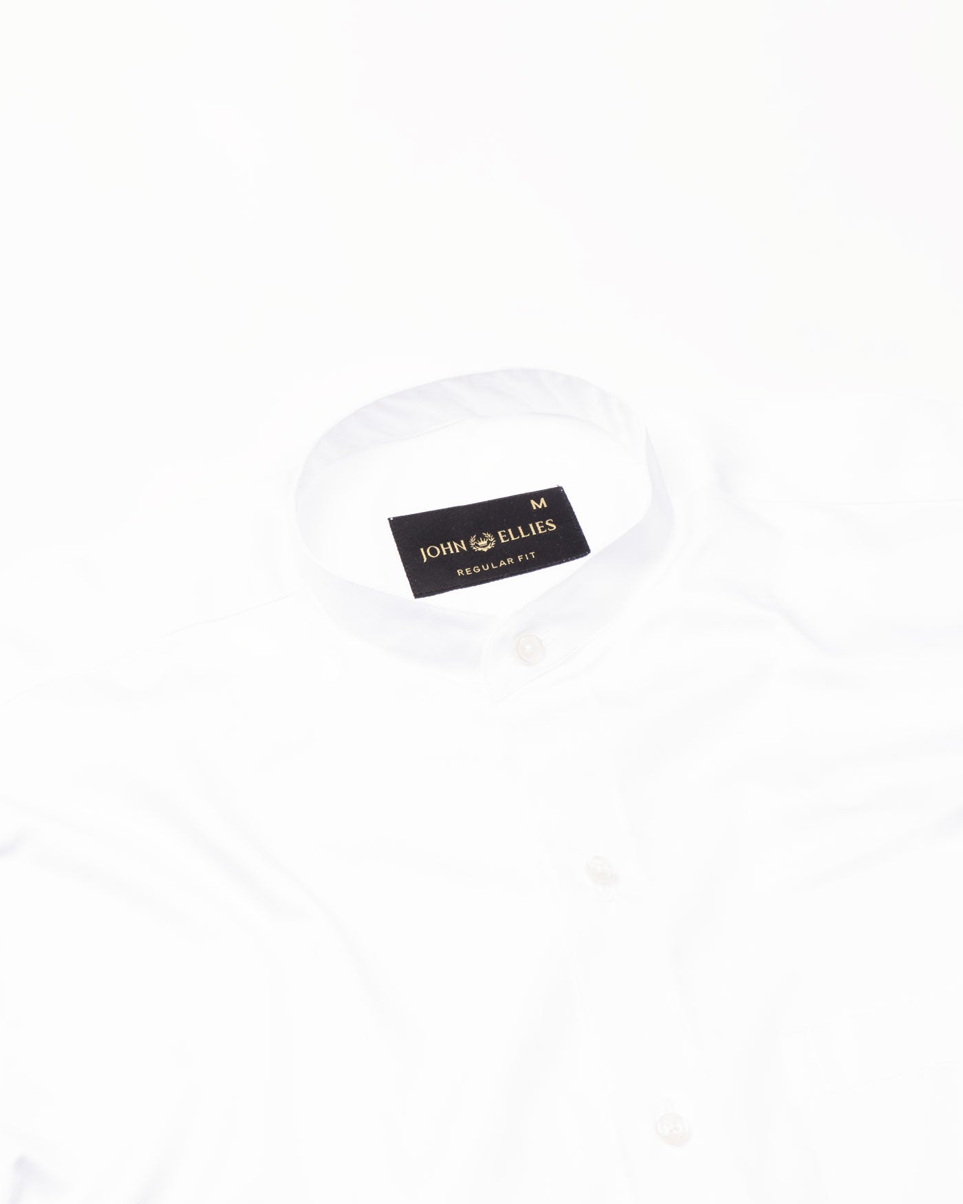 Madrix White Plain Giza Cotton Shirt - John Ellies