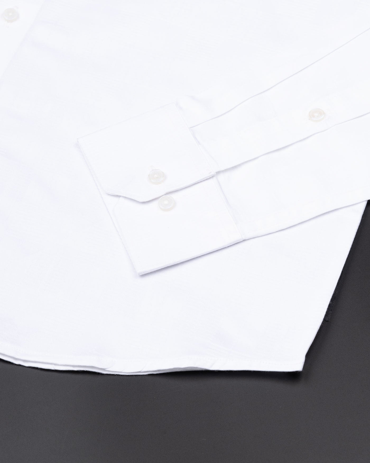 Brivor Blocks Dobby White Cotton Shirt - John Ellies