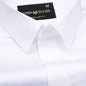 Brivor Seamless Square Dobby White Cotton Shirt - John Ellies