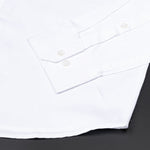 Brivor Grid With Box Dobby White Cotton Shirt - John Ellies