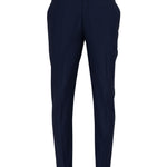 Reson Navy Blue Formal Cotton Pant - John Ellies