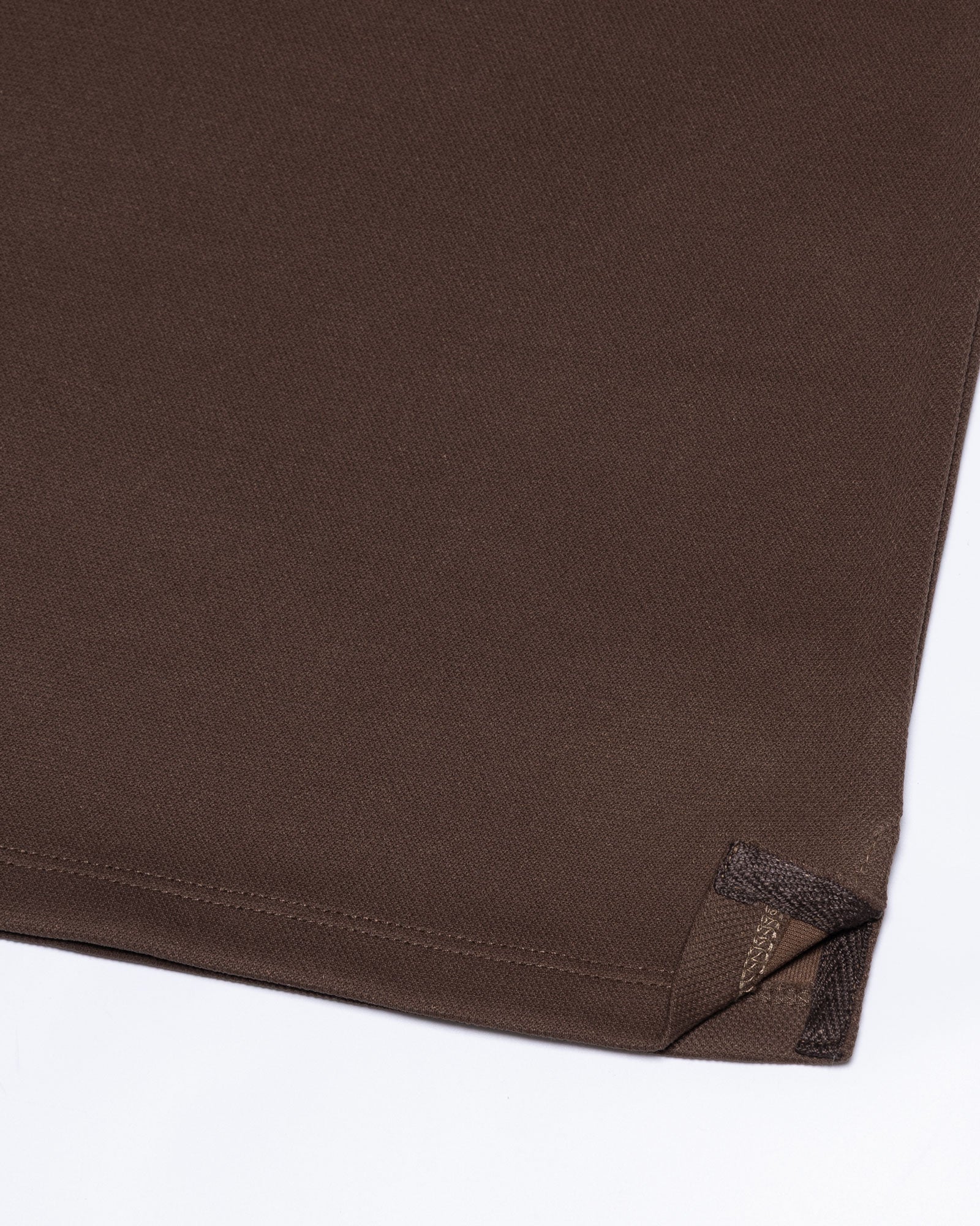 Sakura Brown Cotton Polo T-Shirt - John Ellies