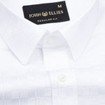 Brivor Window Dobby White Cotton Shirt - John Ellies