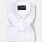 Brivor Grid Dobby White Cotton Shirt - John Ellies