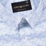 Nobrix Blue Giza Cotton Printed Shirt - John Ellies