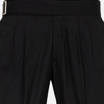 Iscen Black Formal Cotton Neapolitan Pant - John Ellies