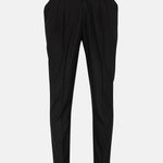 Iscen Black Formal Cotton Neapolitan Pant - John Ellies