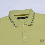 Sakura Yellow Cotton Polo T-Shirt - John Ellies