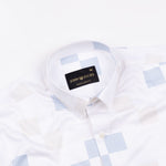 Nobrix White Cube Giza Cotton Printed Shirt - John Ellies