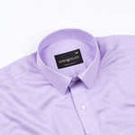 Nobrix Purple Dubby Textured Cotton Shirt - John Ellies