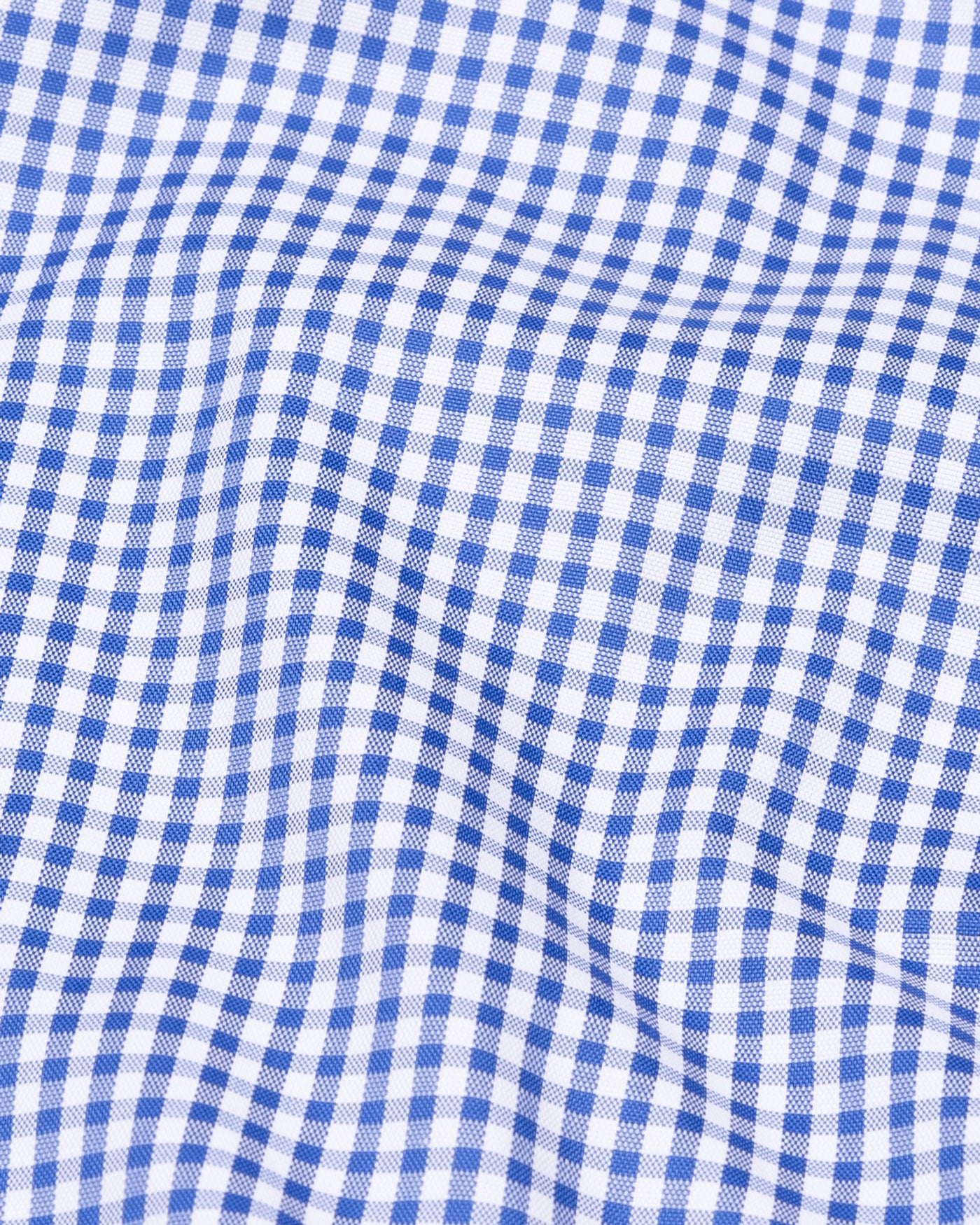 Everett Navy Blue Checked Cotton Shirt - John Ellies