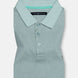 Persien Light Green Cotton Textured Polo T-Shirt - John Ellies