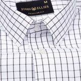 Lunova Black Checked Cotton Shirt - John Ellies