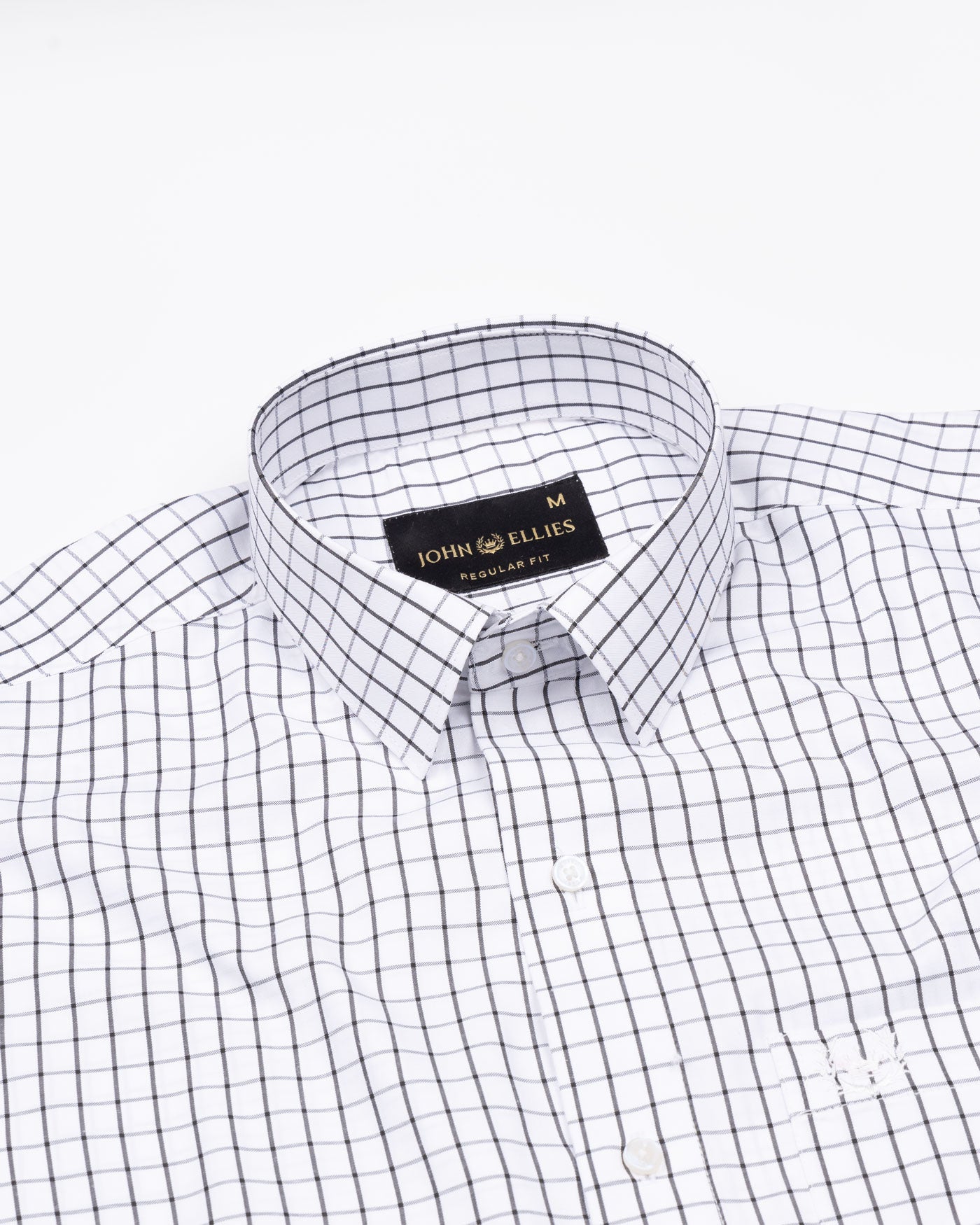 Lunova Black Checked Cotton Shirt - John Ellies