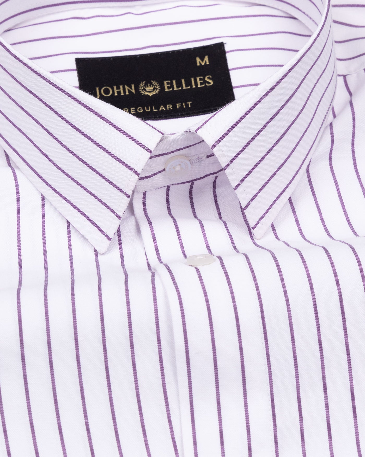 Lunova Purple Stripes Cotton Shirt - John Ellies