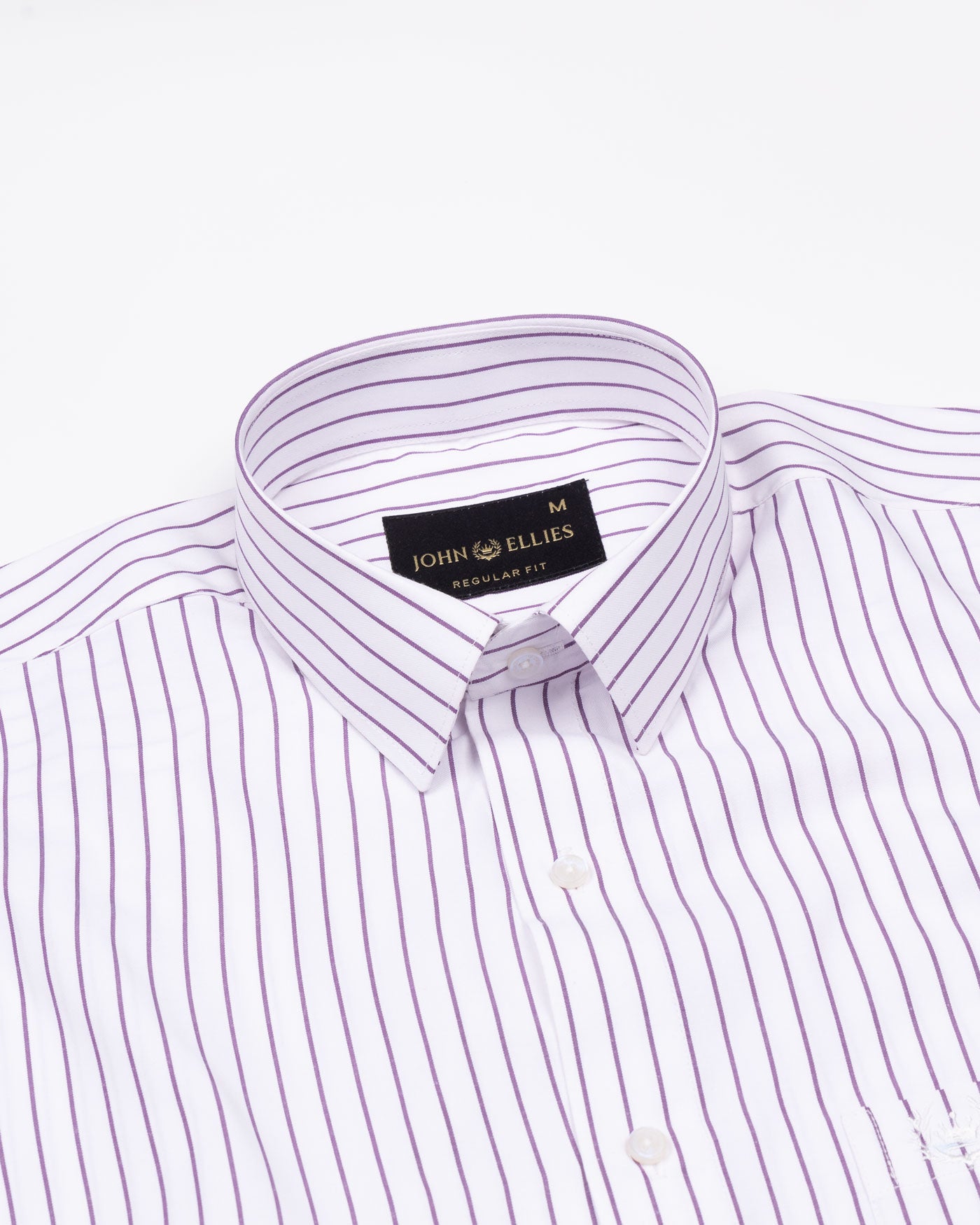 Lunova Purple Stripes Cotton Shirt - John Ellies