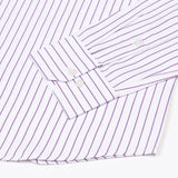 Lunova Purple Stripes Cotton Shirt - John Ellies