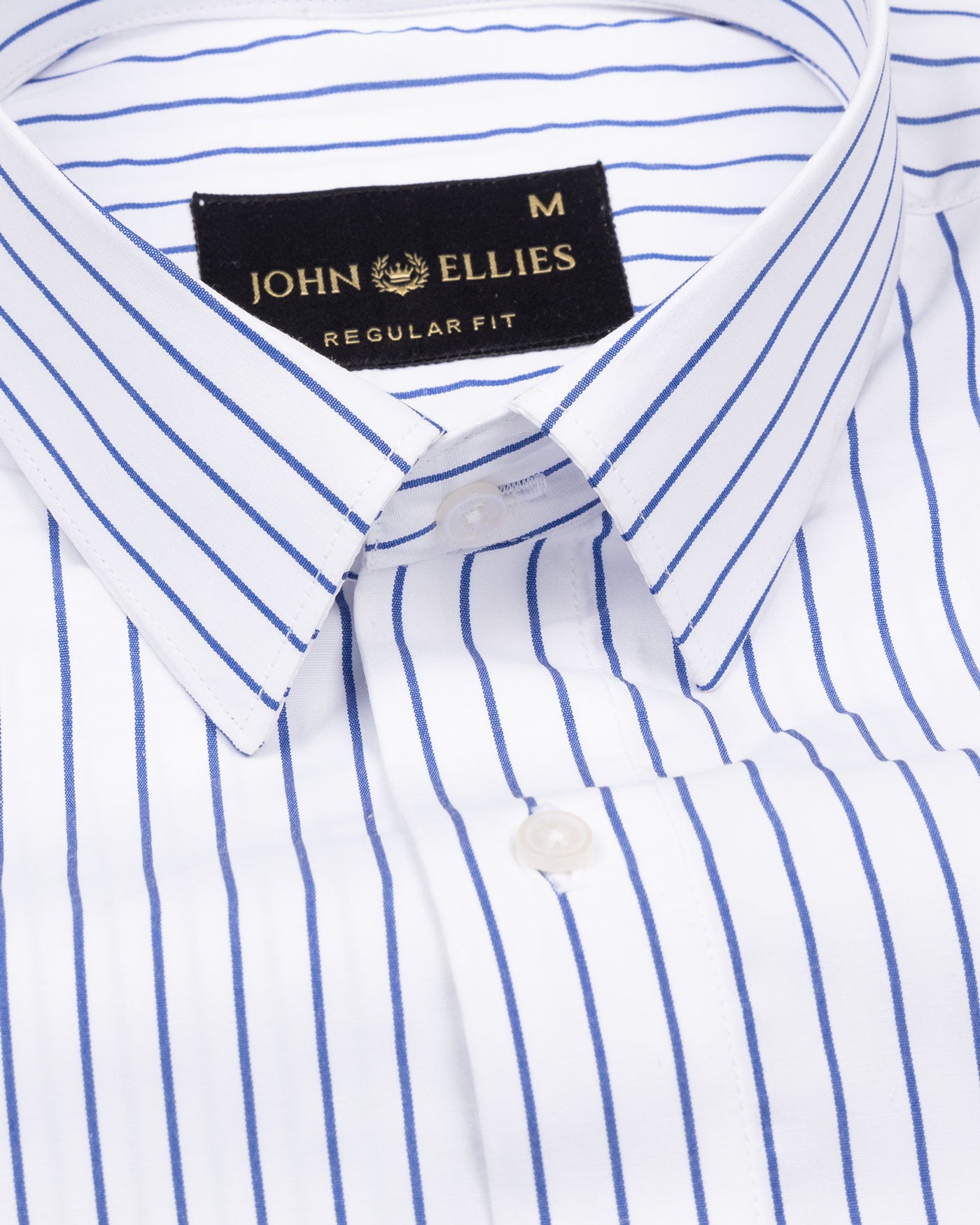 Lunova Blue Stripes Cotton Shirt - John Ellies