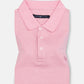 Persien Soft Pink Cotton Textured Polo T-Shirt - John Ellies