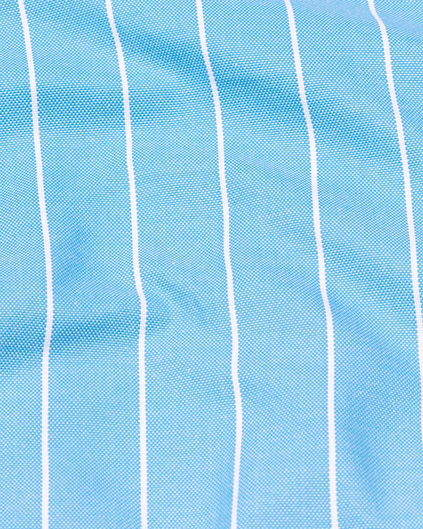 Fabroza Cyan Stripe Oxford Cotton Shirt - John Ellies