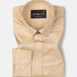 Frendix Sand Front Placket Giza Cotton Shirt - John Ellies