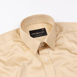 Frendix Sand Front Placket Giza Cotton Shirt - John Ellies