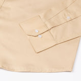 Frendix Sand Front Placket Giza Cotton Shirt - John Ellies