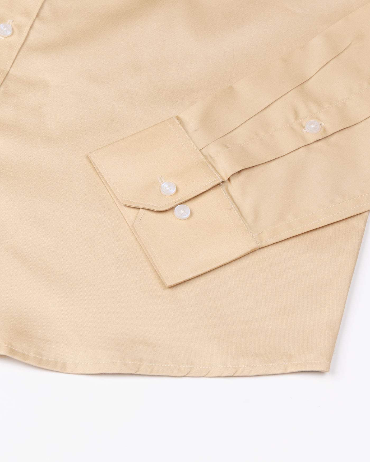 Frendix Sand Front Placket Giza Cotton Shirt - John Ellies