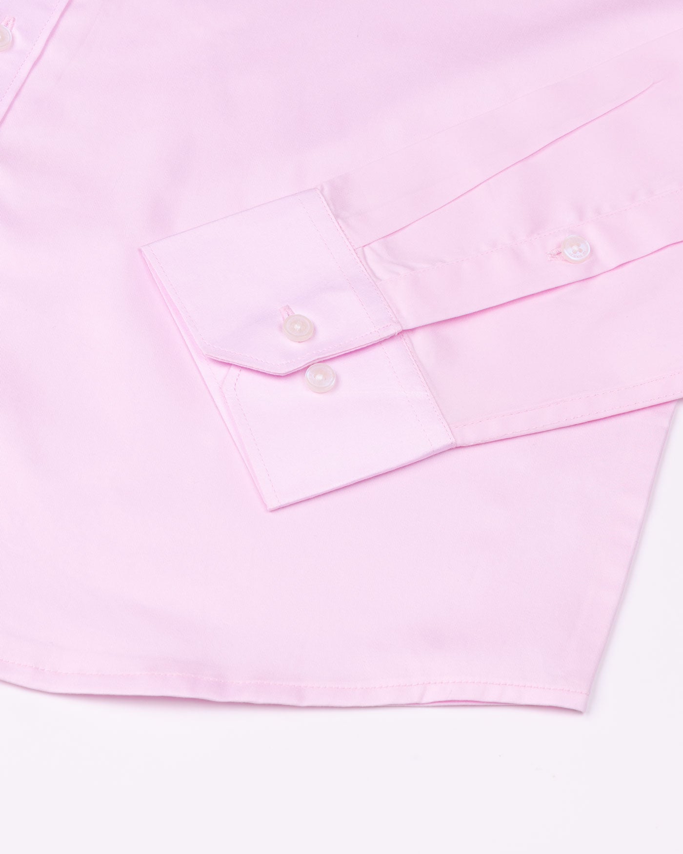 Frendix Pink Front Placket Giza Cotton Shirt - John Ellies