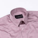 Frendix Dusky Pink Front Placket Giza Cotton Shirt - John Ellies