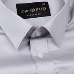 Frendix Silver Front Placket Giza Cotton Shirt - John Ellies