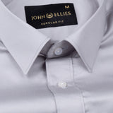 Frendix Silver Front Placket Giza Cotton Shirt - John Ellies