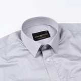 Frendix Silver Front Placket Giza Cotton Shirt - John Ellies