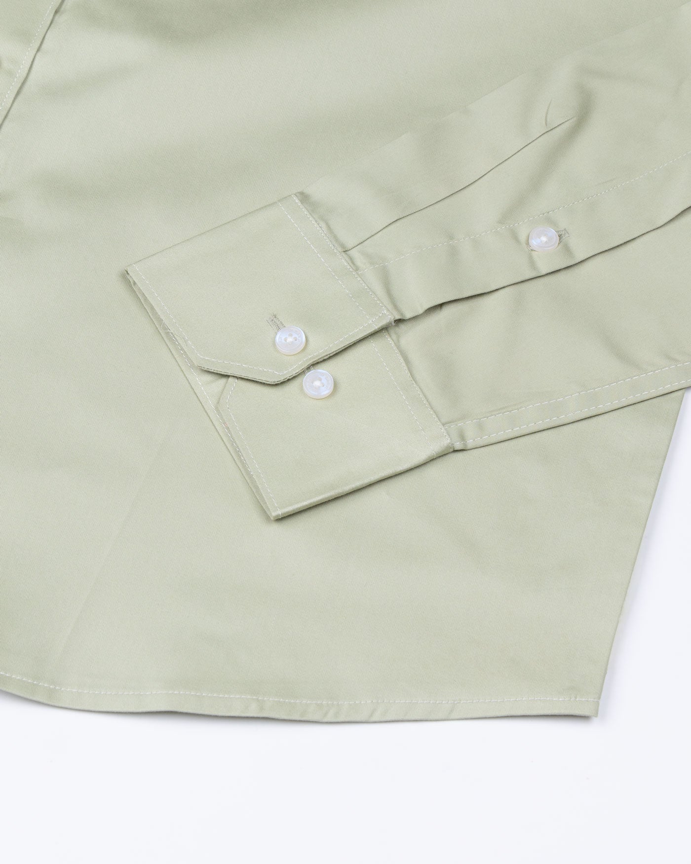 Frendix Olive Front Placket Giza Cotton Shirt - John Ellies