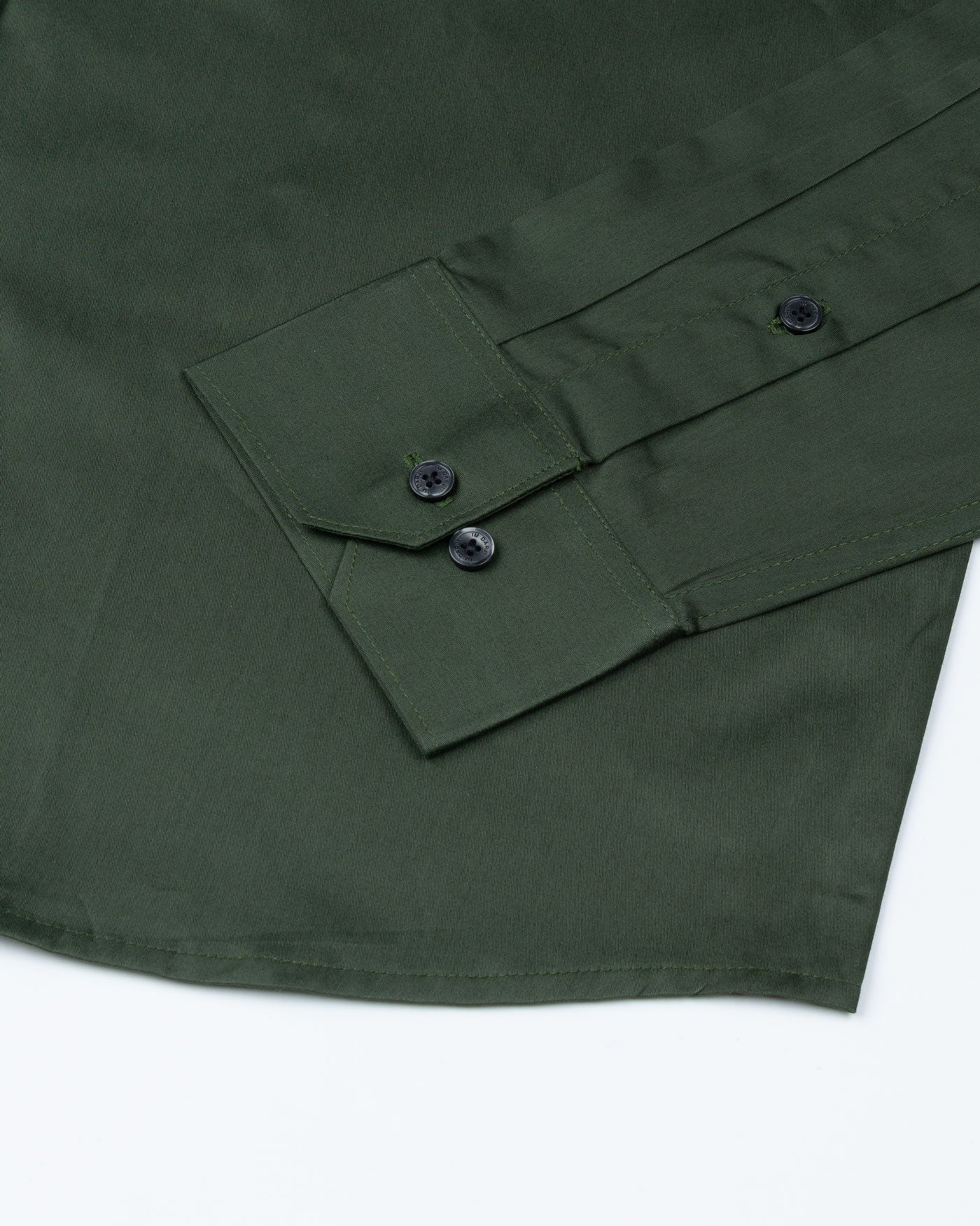 Frendix Green Front Placket Giza Cotton Shirt - John Ellies