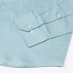 Frendix Powder Green Front Placket Giza Cotton Shirt - John Ellies